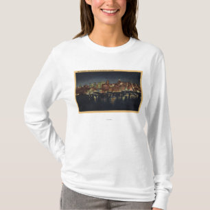 Camiseta Horizonte de la noche "de la ciudad de la reina