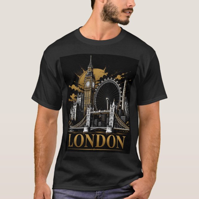 Camiseta Horizonte de Londres (Anverso)