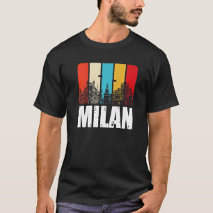 Camiseta Horizonte de Milán Retro Italia Desde el Norte Ita