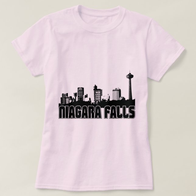 Camiseta Horizonte de Niagara Falls (Diseño del anverso)