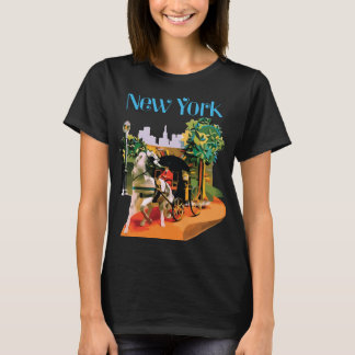 Camiseta Horizonte de Nueva York Ciudad Vibrante Viaje