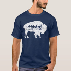 Camiseta Horizonte de Ny del búfalo apenado
