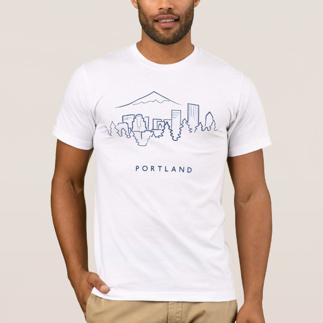 Camiseta Horizonte de Portland (Anverso)