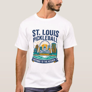 Camiseta Horizonte de St Louis Missouri y cancha de Pickleb