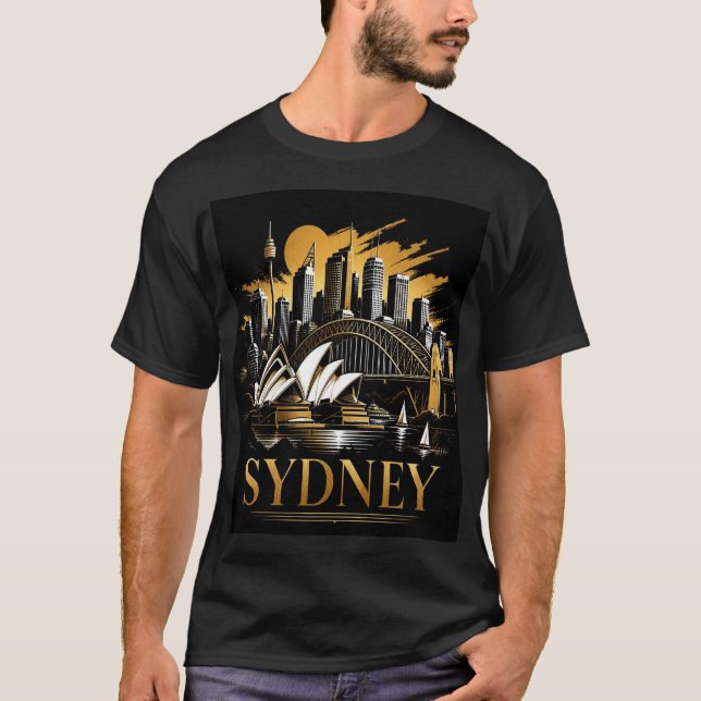Camiseta Horizonte de Sydney (Anverso)