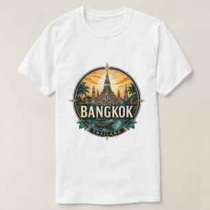Camiseta Horizonte de Templo de Lujo en Bangkok Tailandia