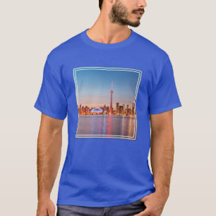 Camiseta Horizonte de Toronto al atardecer