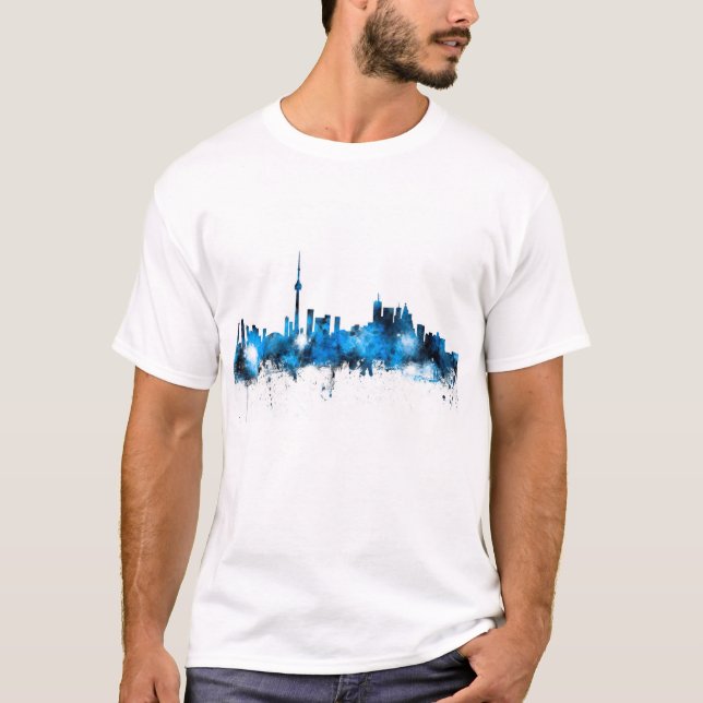 Camiseta Horizonte de Toronto Canadá (Anverso)