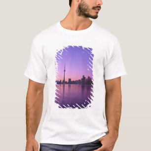 Camiseta Horizonte de Toronto por la noche, Ontario, Canadá
