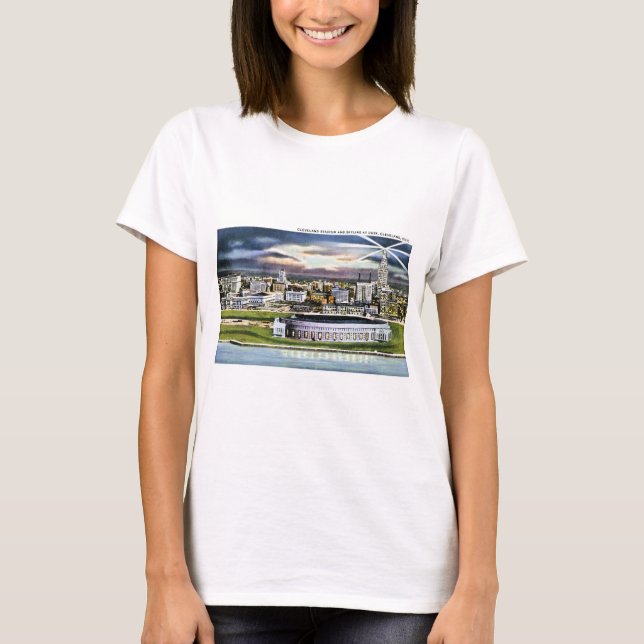 Camiseta Horizonte del Cleveland Stadium en la oscuridad, (Anverso)