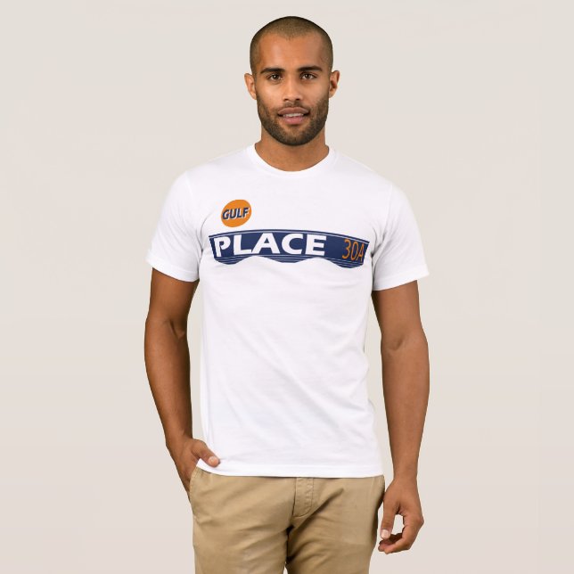 Camiseta Horizonte del lugar 30A del golfo (Anverso completo)