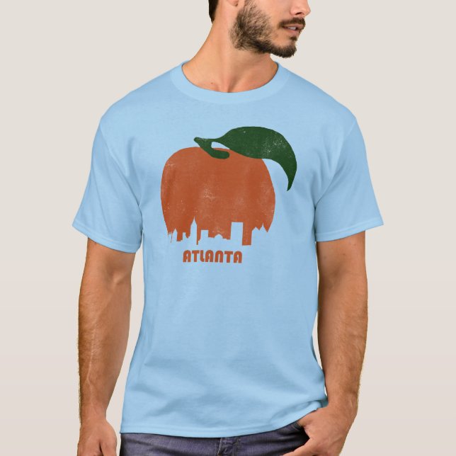 Camiseta Horizonte-Hombres retros de Atlanta (Anverso)