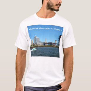 Camiseta Horizonte "Livin del río de Cleveland" la camiset