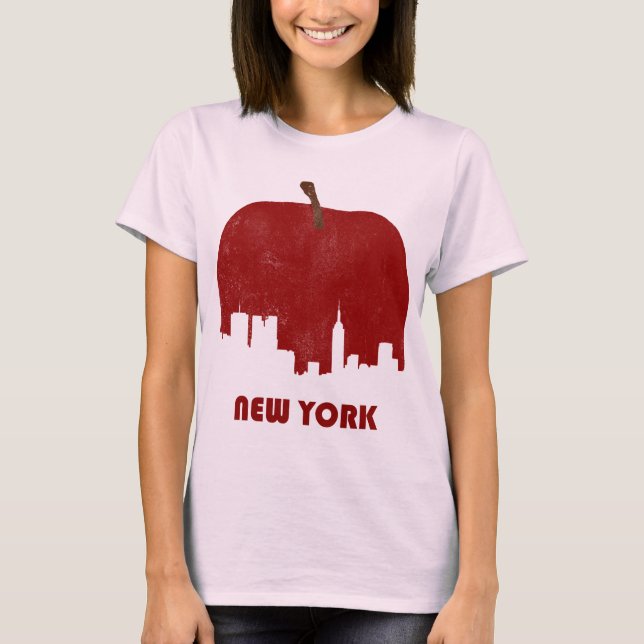 Camiseta Horizonte-Mujeres retras de Nueva York (Anverso)