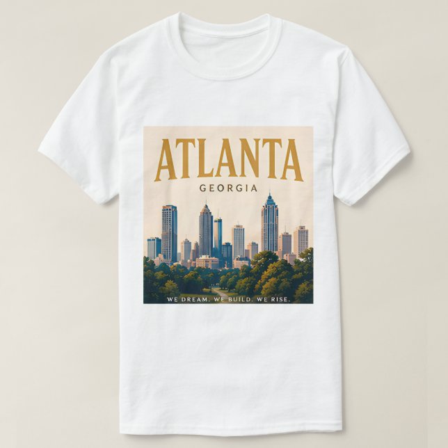 Camiseta Horizonte Sur de Atlanta (Diseño del anverso)