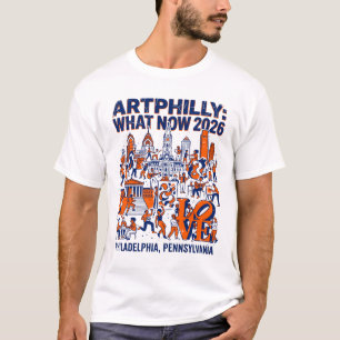 Camiseta Horizonte urbano de la ciudad de Filadelfia PA y e