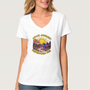 Camiseta Horizonte Urbano Sueños de Neón Silueta