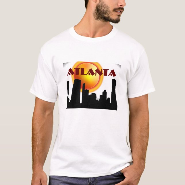 Camiseta Horizonte y sol de Atlanta (Anverso)
