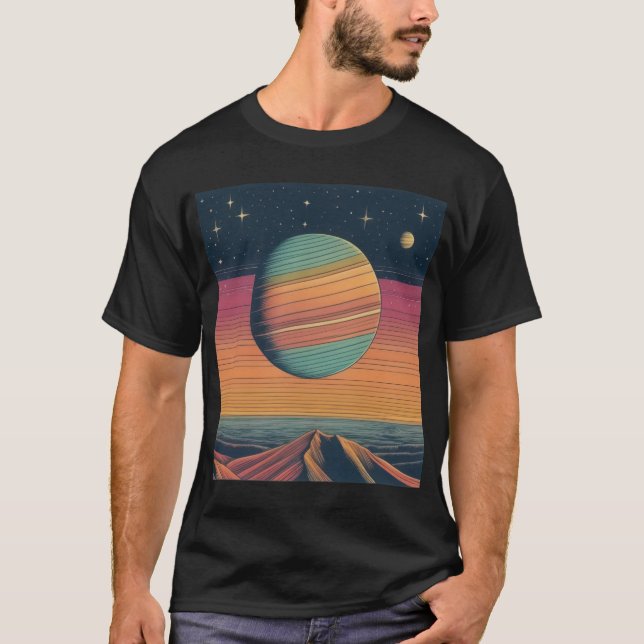 Camiseta Horizontes celestes (Anverso)