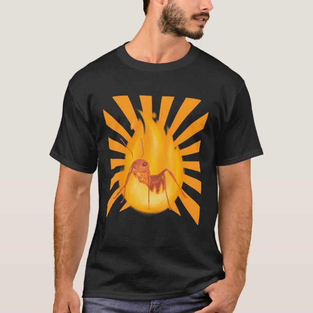 Camiseta Hormiga de Incendios de Insectos (Anverso)