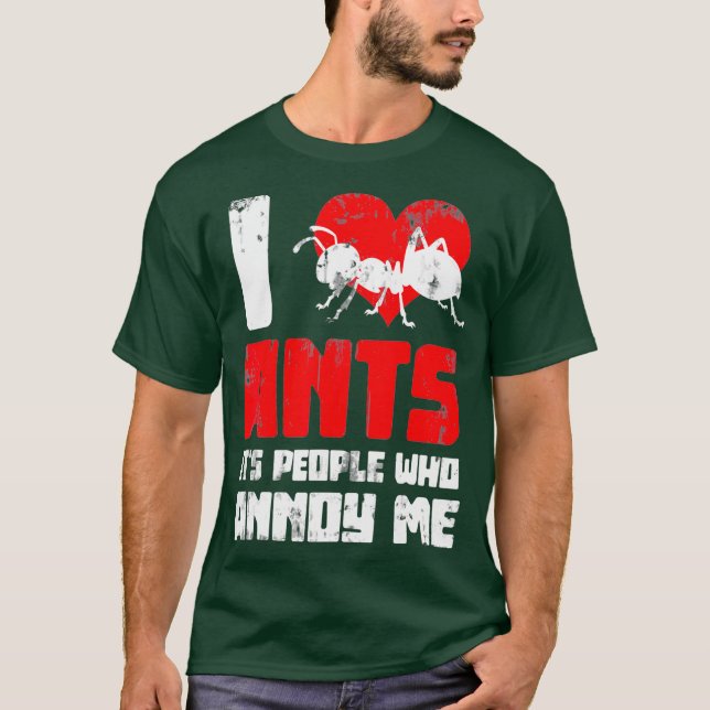 Camiseta Hormiga zoológica mantiene hormigas de ideas de re (Anverso)