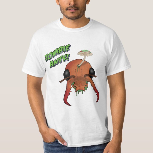 Camiseta ¡Hormigas del zombi! (Anverso)