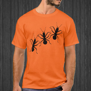 Camiseta Hormigas Negras Rastreras y Espeluznantes Insectos