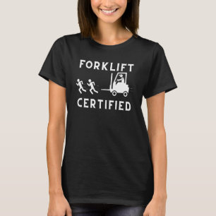 Camiseta Hormigón certificado del operador de elevación de