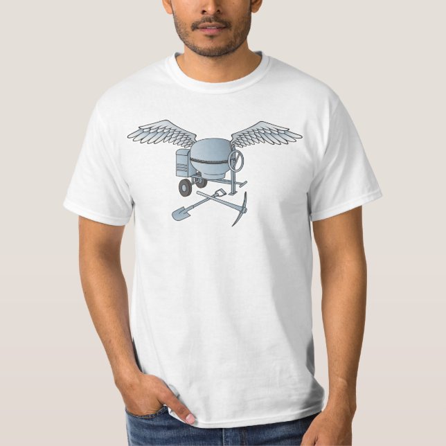 Camiseta Hormigonera gris azul (Anverso)