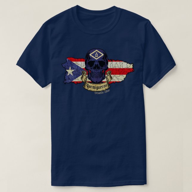 Camiseta Hormigueros Isla de Puerto Rico (Diseño del anverso)