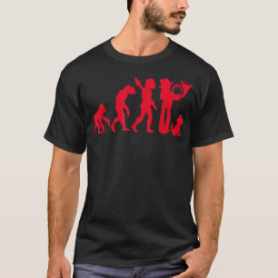 Camiseta Horn Blower French Horn Post Horn Huning Evolutio