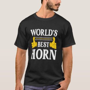 Camiseta Horn Surname Funny Team Family Apellido World's B