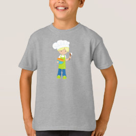 Camiseta Hornear, Baker, Panadería, Apron, Cute Boy, Pelo r