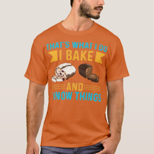 Camiseta Hornear y saber cosas