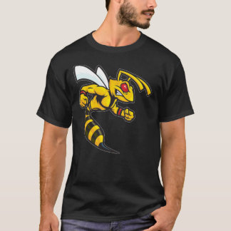 Camiseta Hornet enojado con ojos rojos