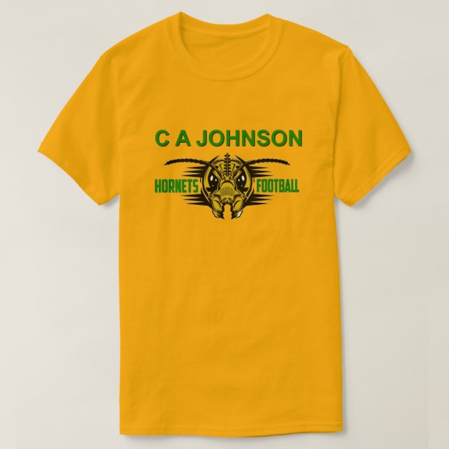 CAMISETA HORNET FOOTBALL (Diseño del anverso)