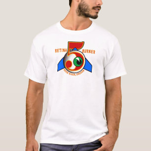 Camiseta hornilla 5 (blanco) de la retina