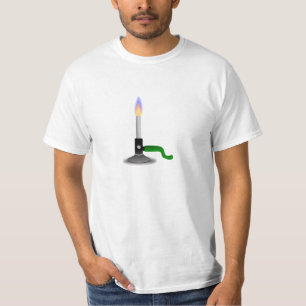 Camiseta Hornilla de Bunsen de la ciencia y de la química