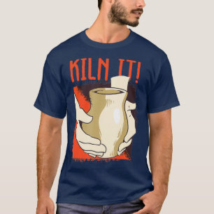 Camiseta Horno De Ceramio De Esculpir De Pota Hecha A Mano