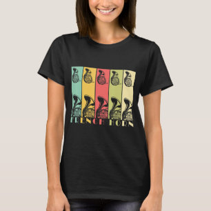 Camiseta Horno de música retro del Cuerno de Francia
