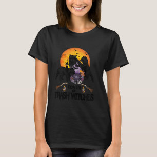 Camiseta Horno De Testigos De Basura Raccoon Halloween Cute