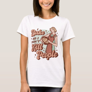 Camiseta Horno para no matar gente: humor negro retro