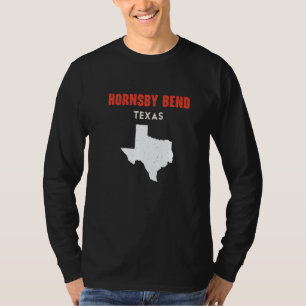 Camiseta Hornsby Bend Texas EE. UU. Estado América Viajes T