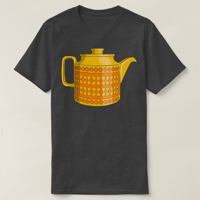 Camiseta Hornsea Saffron Teapot (Diseño del anverso)