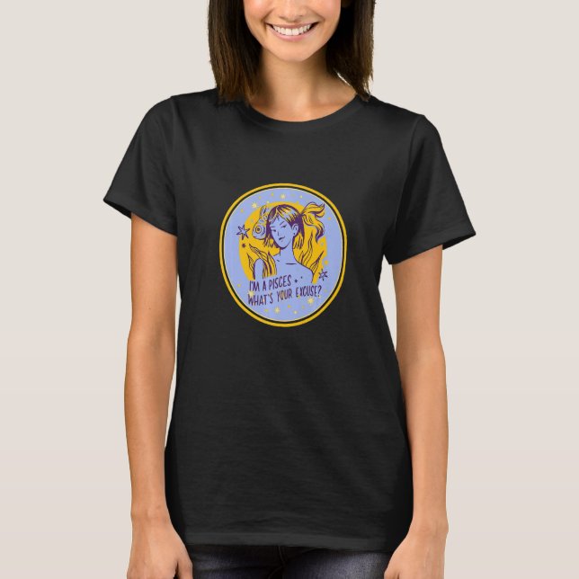 Camiseta Horoscope Astorology Quejas Pisces Premium (Anverso)