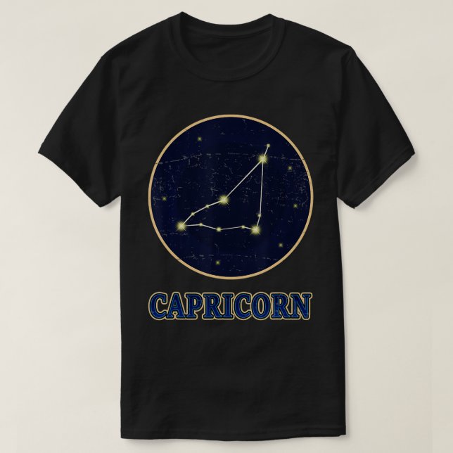 Camiseta Horoscope Capricornus Zodiac Constellation Caprico (Diseño del anverso)