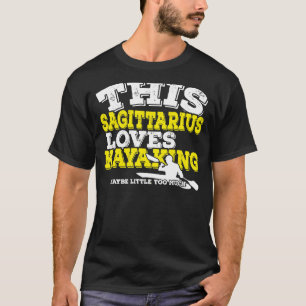 Camiseta Horoscope Zodiac Rótulo Sagittarius Ama Kayak