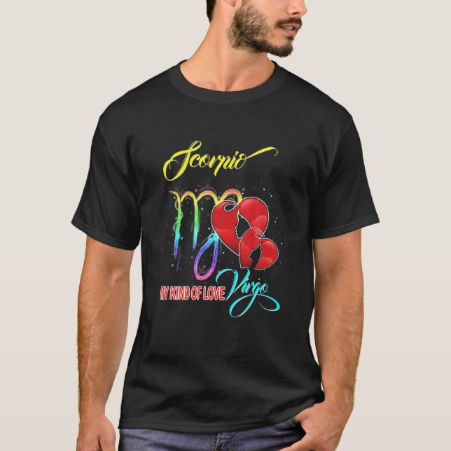 Camiseta Horoscopio Y Astrología Noviembre Escorpio Virgo Z (Anverso)
