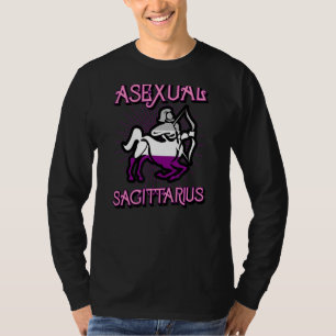 Camiseta Horóscopo de cumpleaños del Rótulo Zodiaco asexual