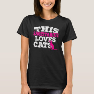 Camiseta Horóscopo Signo Zodiaco Piscis Ama Gatos